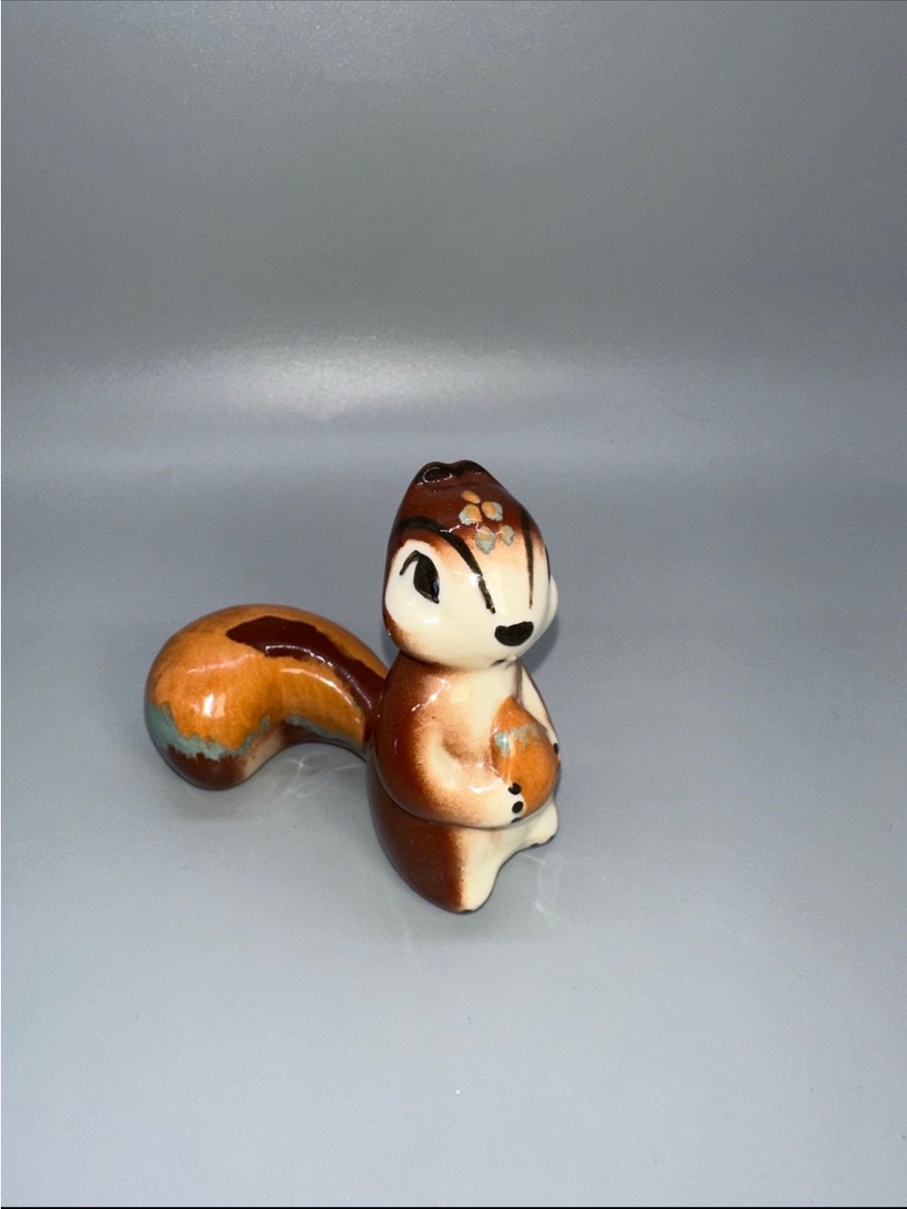 Vintage Robert Simmons Chipmunk Squirrel NUTSY CA Pottery 3" Figurine EUC